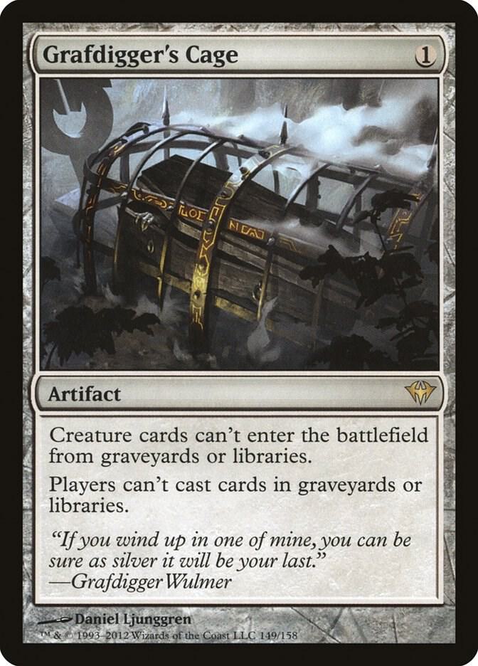 Grafdigger's Cage 149 card from Dark Ascension