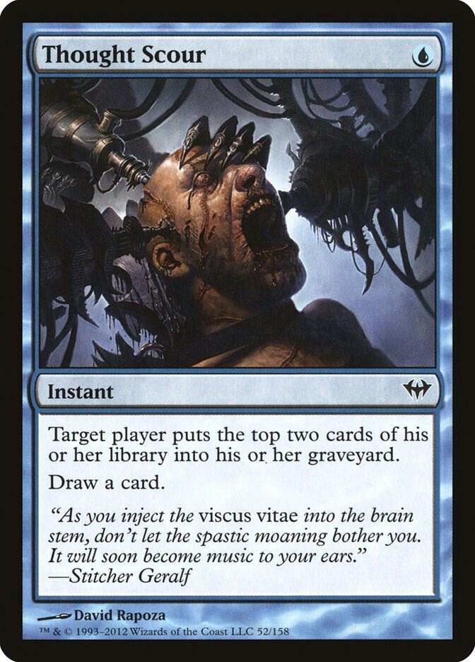 Thought Scour 52 card from Dark Ascension