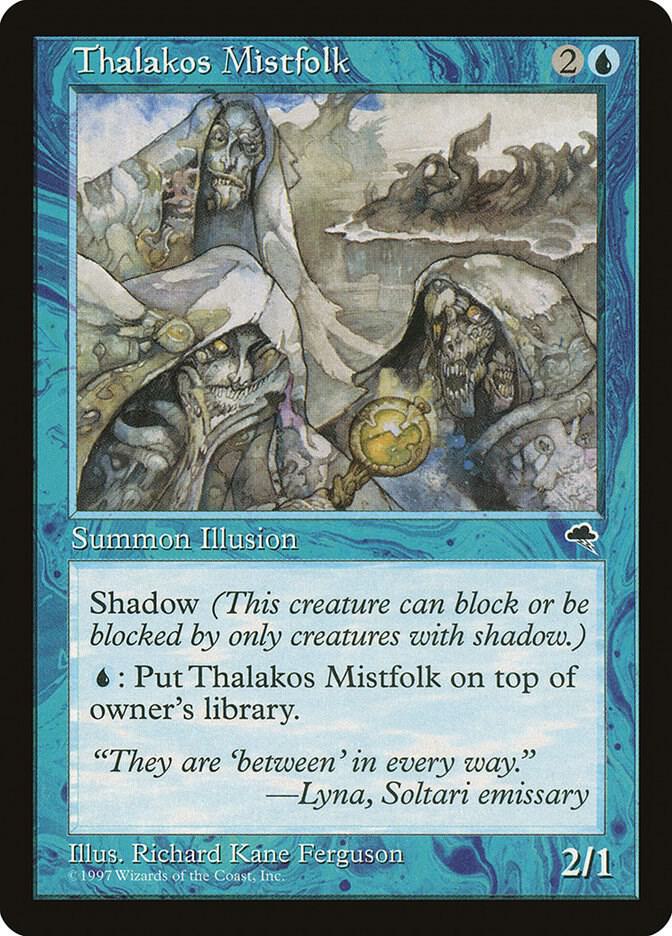 Thalakos Mistfolk 93 card from Tempest