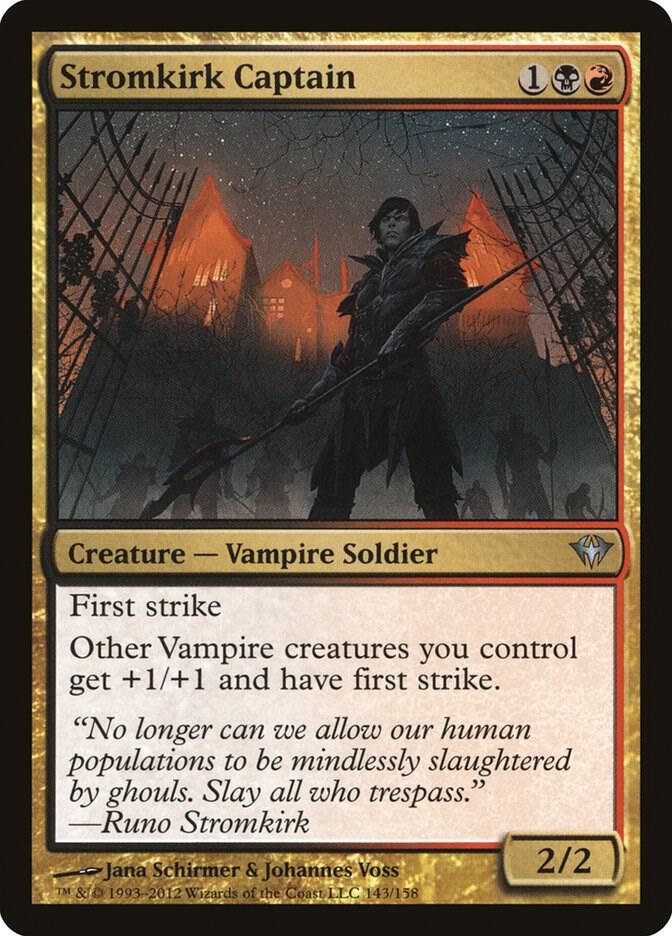 Stromkirk Captain 143 card from Dark Ascension