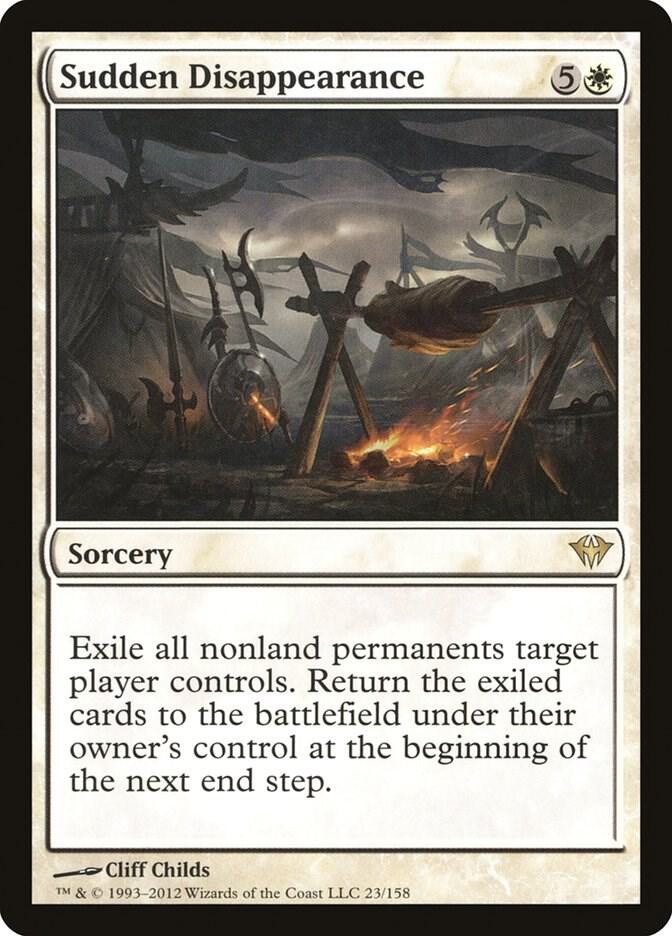 Sudden Disappearance 23 card from Dark Ascension