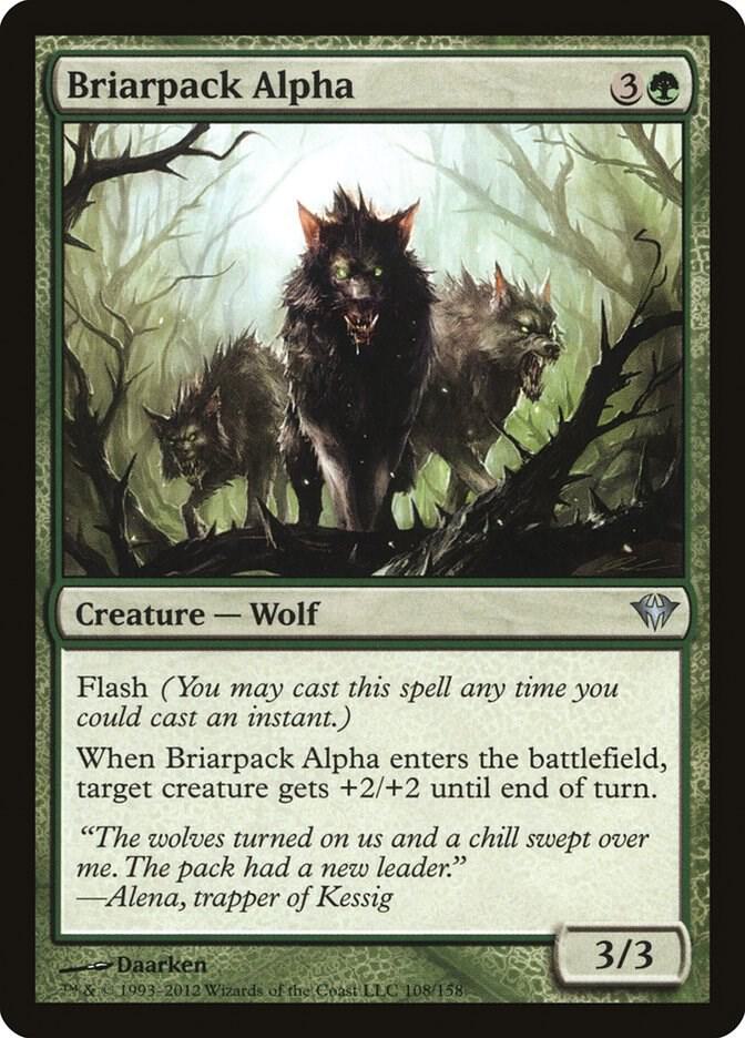 Briarpack Alpha 108 card from Dark Ascension