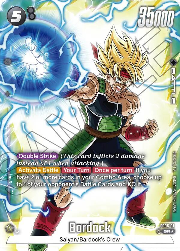 Bardock (Bonus Pack Alternate Art) FS05-11 card from Starter Deck 5: Bardock