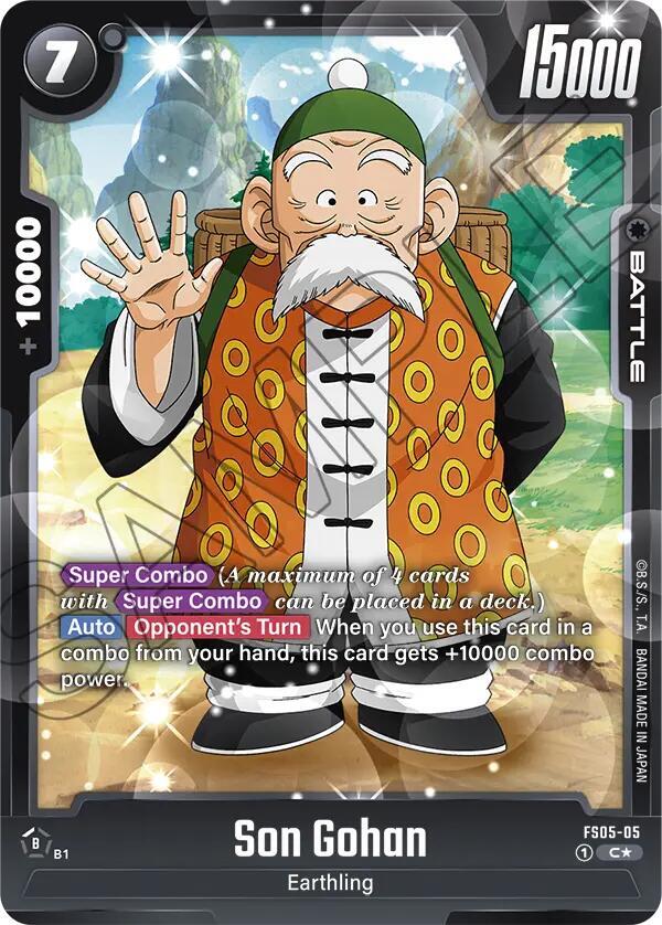 Son Gohan (Bonus Pack Alternate Art) FS05-05 card from Starter Deck 5: Bardock