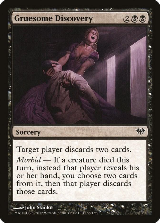 Gruesome Discovery 66 card from Dark Ascension