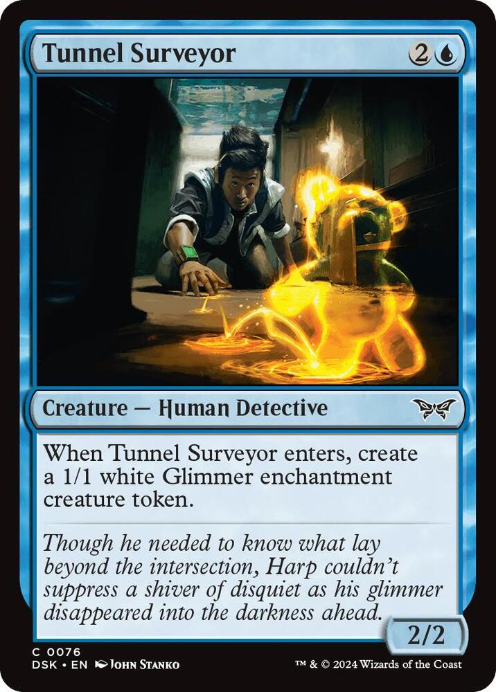 Tunnel Surveyor 76 card from Duskmourn: House of Horror