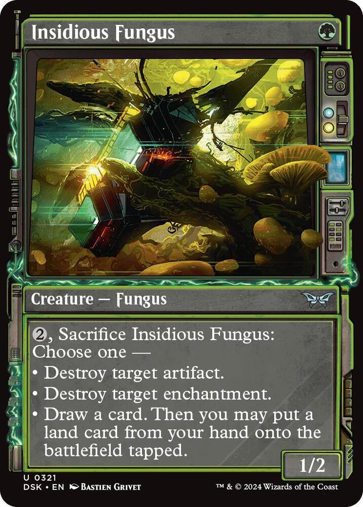 Insidious Fungus (Showcase) 321 card from Duskmourn: House of Horror