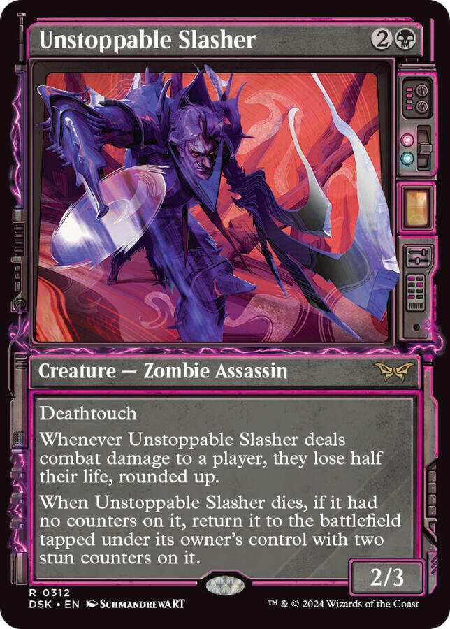 Unstoppable Slasher (Showcase) 312 card from Duskmourn: House of Horror