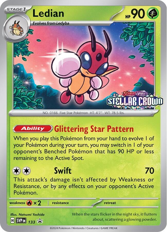 Ledian 133 card from SV: Scarlet & Violet Promo Cards