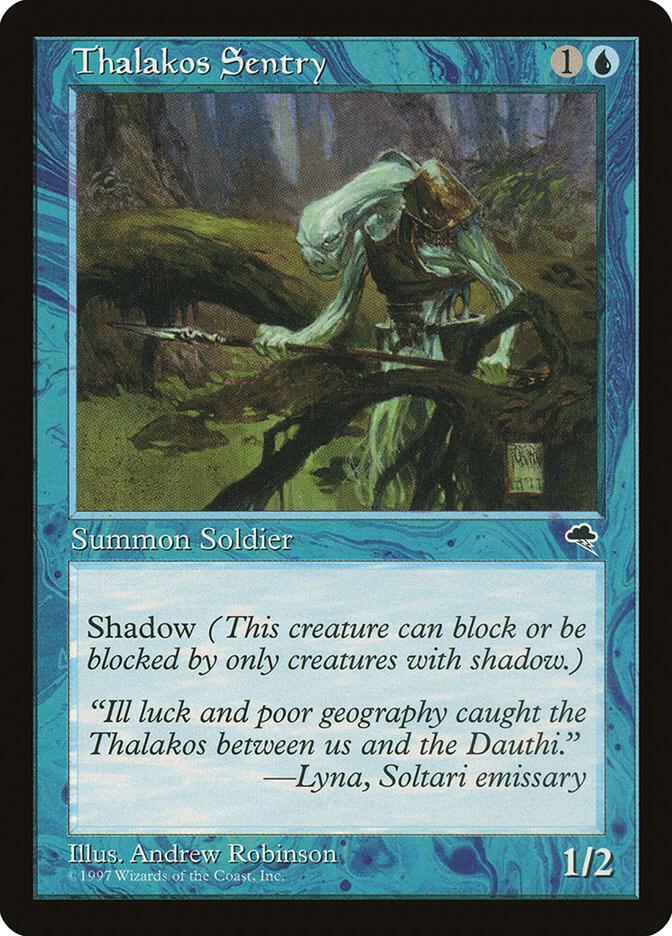Thalakos Sentry 95 card from Tempest