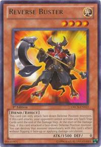 Reverse Buster ORCS-EN012 card from Order of Chaos