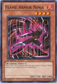 Flame Armor Ninja ORCS-EN013 card from Order of Chaos