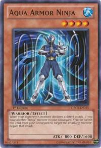 Aqua Armor Ninja ORCS-EN015 card from Order of Chaos
