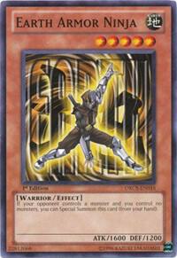 Earth Armor Ninja ORCS-EN016 card from Order of Chaos