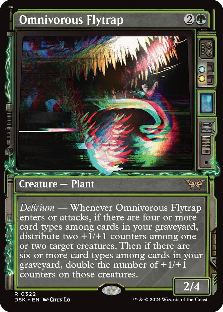 Omnivorous Flytrap (Showcase) 322 card from Duskmourn: House of Horror