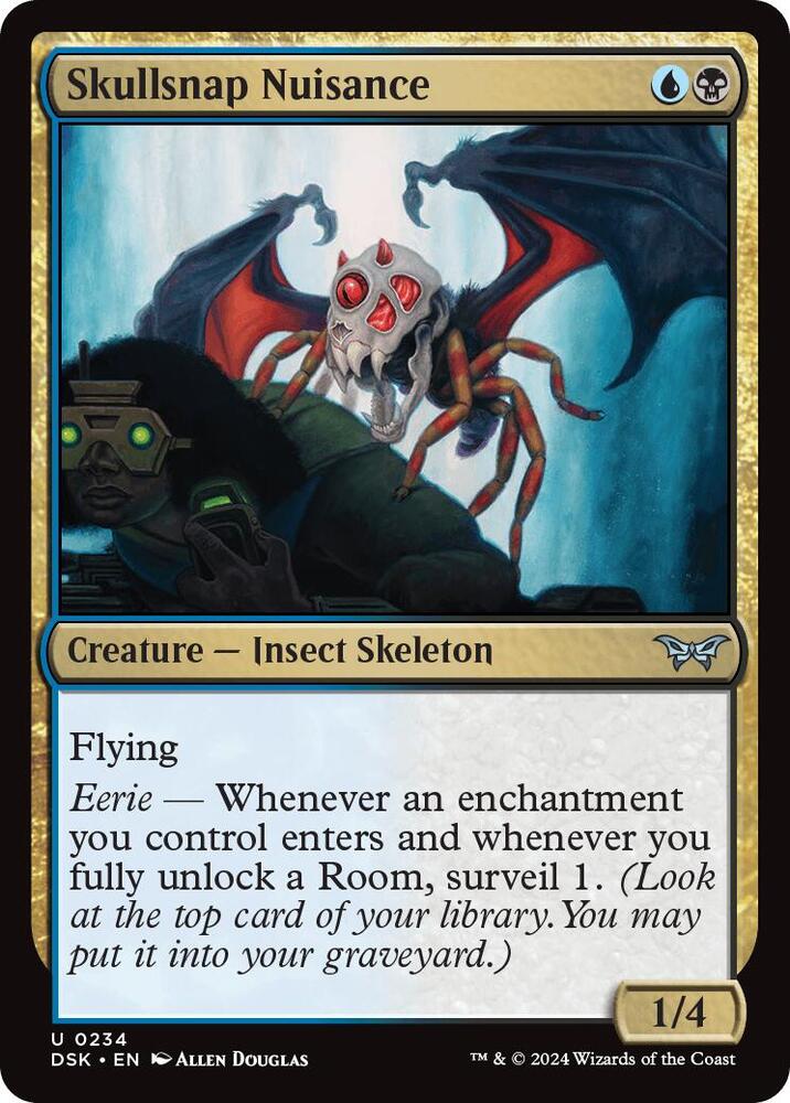Skullsnap Nuisance 234 card from Duskmourn: House of Horror