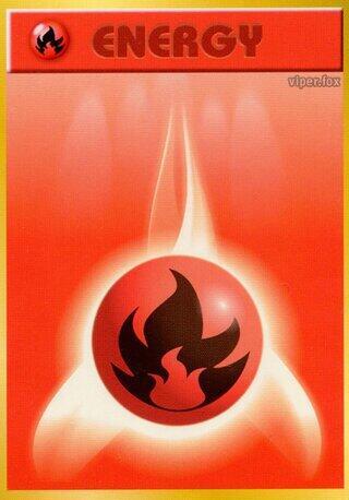 Fire Energy card from Expansion Pack