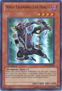 Ninja Grandmaster Hanzo ORCS-EN029 card from Order of Chaos
