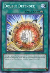 Double Defender ORCS-EN049 card from Order of Chaos