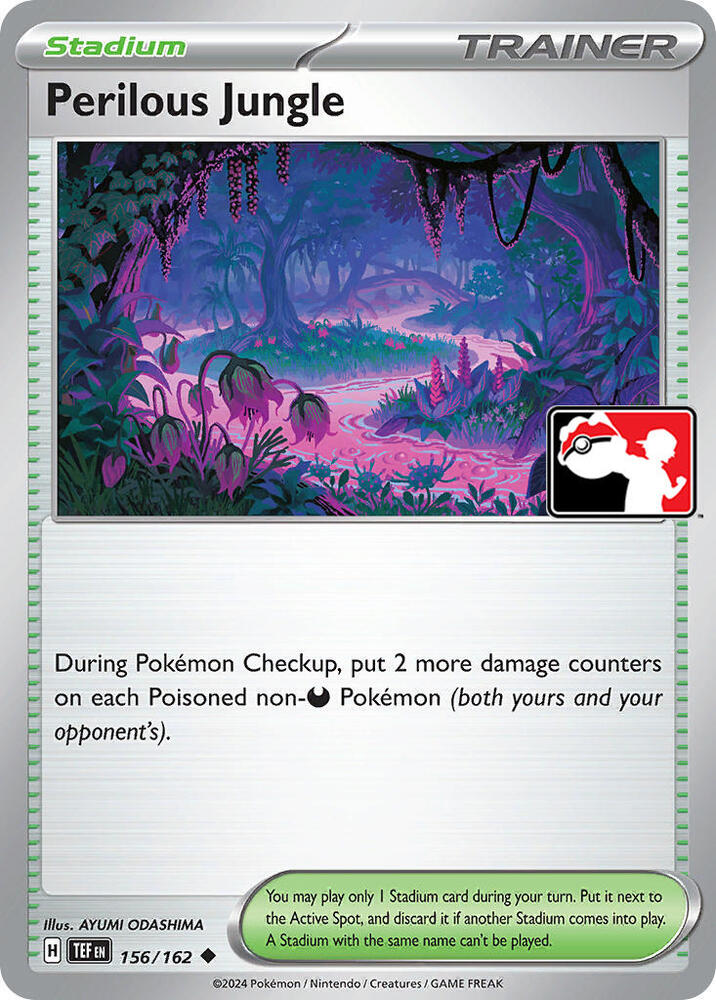 Perilous Jungle 156/162 card from Prize Pack Series Cards