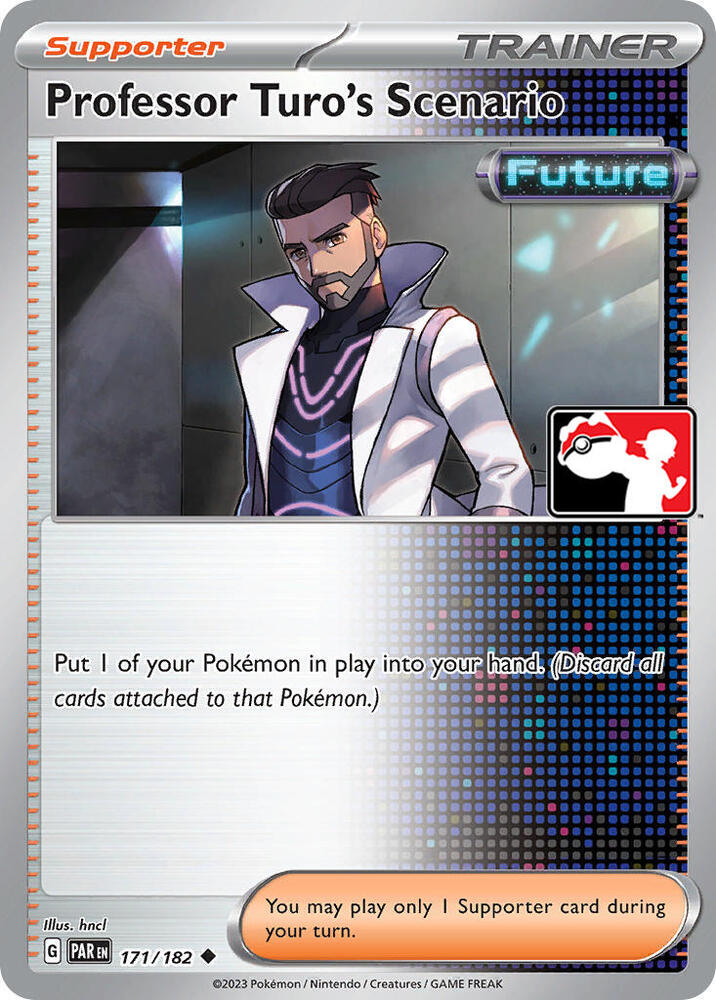 Professor Turo's Scenario 171/182 card from Prize Pack Series Cards