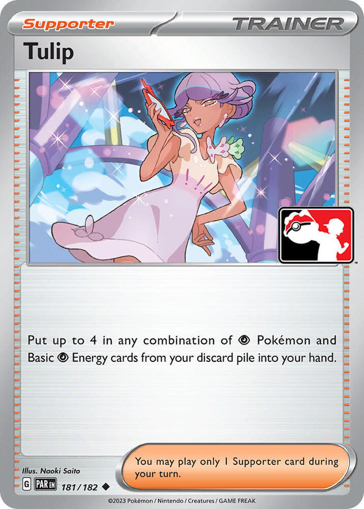 Tulip 181/182 card from Prize Pack Series Cards