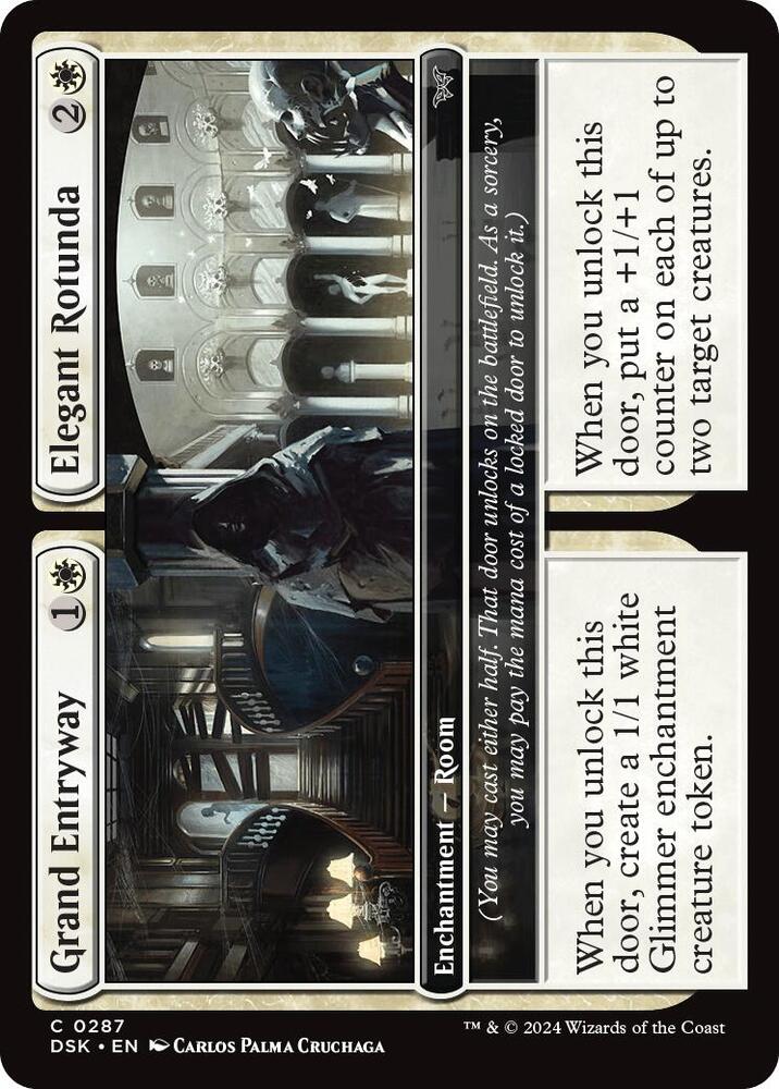 Grand Entryway // Elegant Rotunda 287 card from Duskmourn: House of Horror