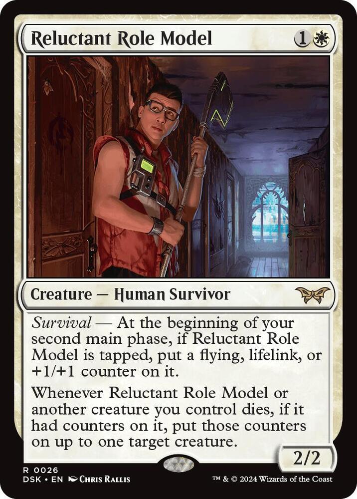Reluctant Role Model 26 card from Duskmourn: House of Horror