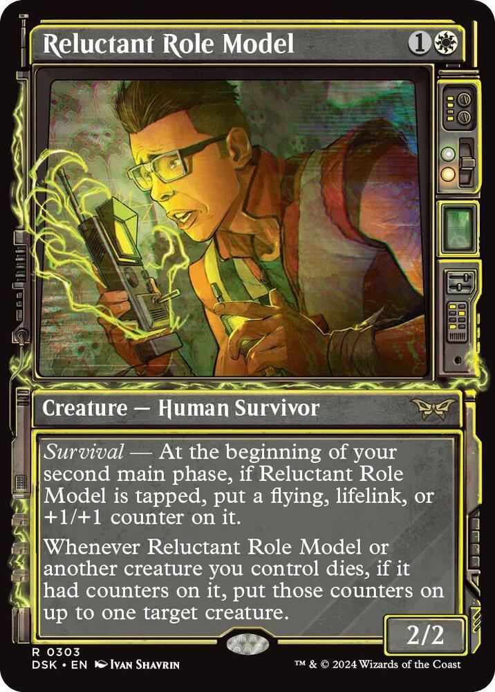 Reluctant Role Model (Showcase) 303 card from Duskmourn: House of Horror