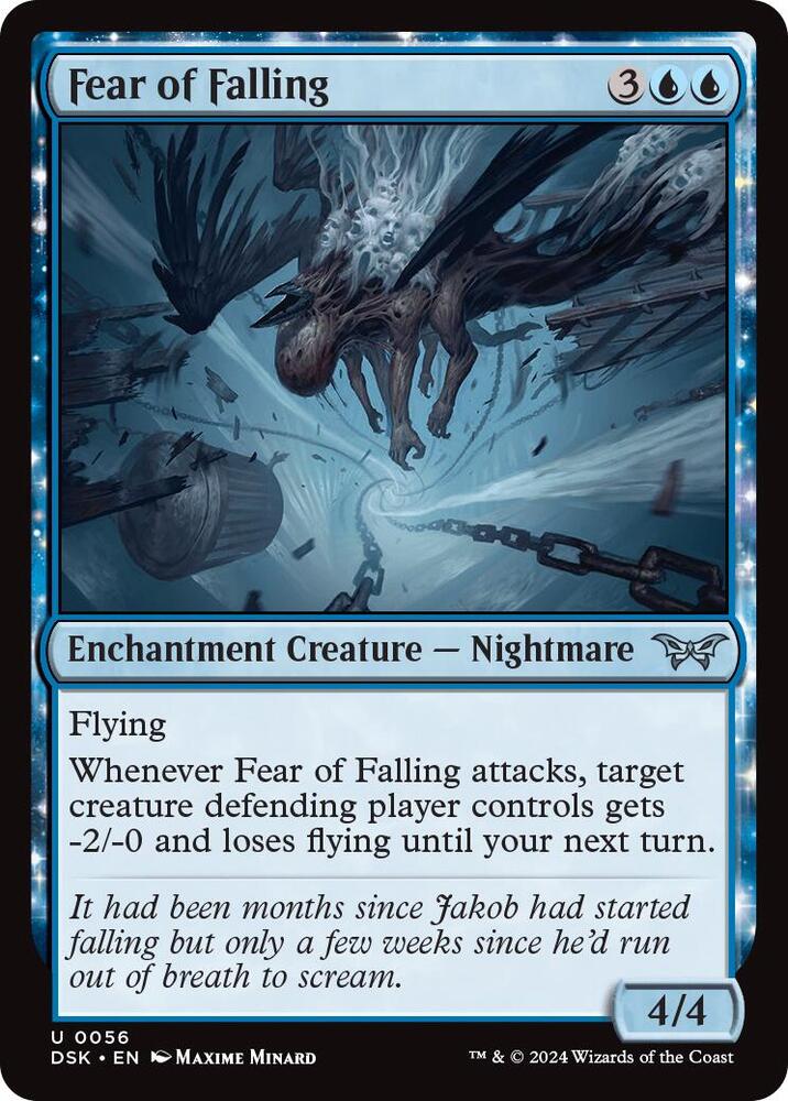 Fear of Falling 56 card from Duskmourn: House of Horror
