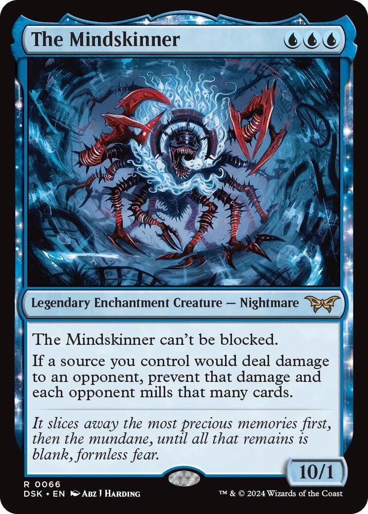 The Mindskinner 66 card from Duskmourn: House of Horror