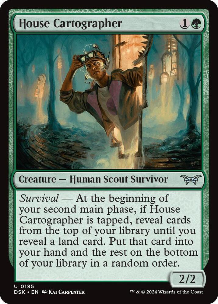 House Cartographer 185 card from Duskmourn: House of Horror