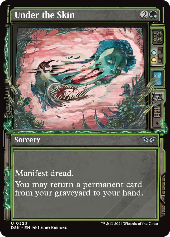 Under the Skin (Showcase) 323 card from Duskmourn: House of Horror