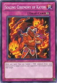 Sealing Ceremony of Katon ORCS-EN080 card from Order of Chaos