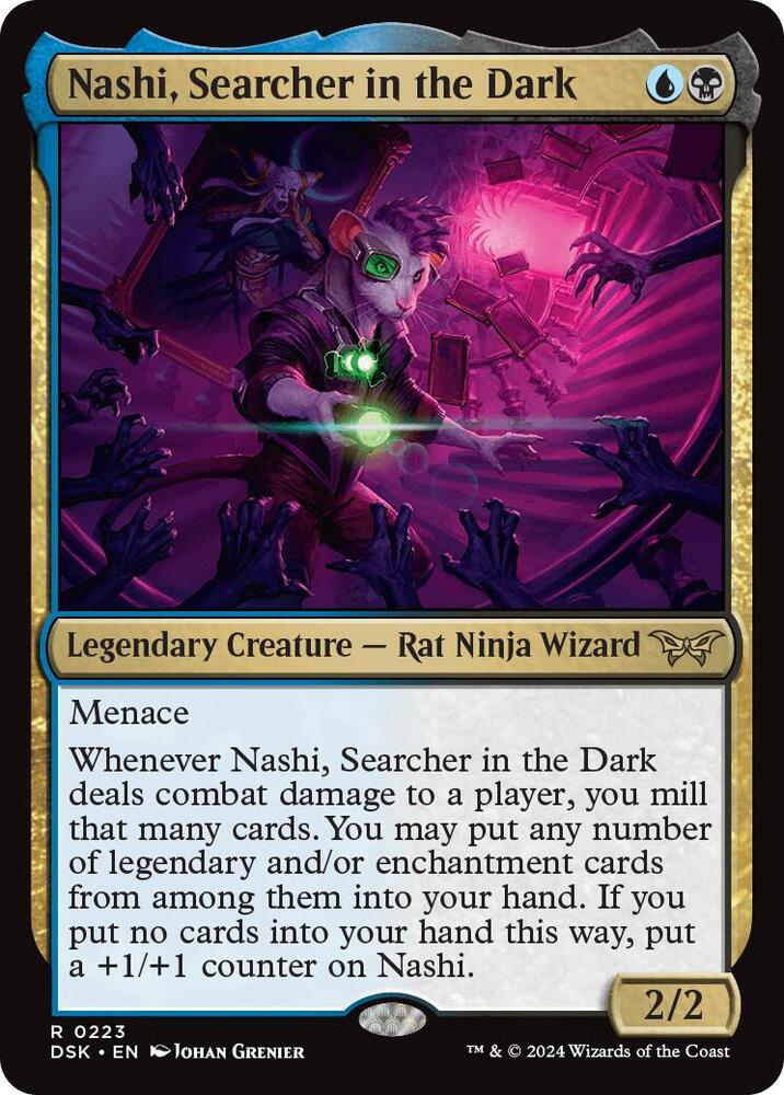 Nashi, Searcher in the Dark 223 card from Duskmourn: House of Horror