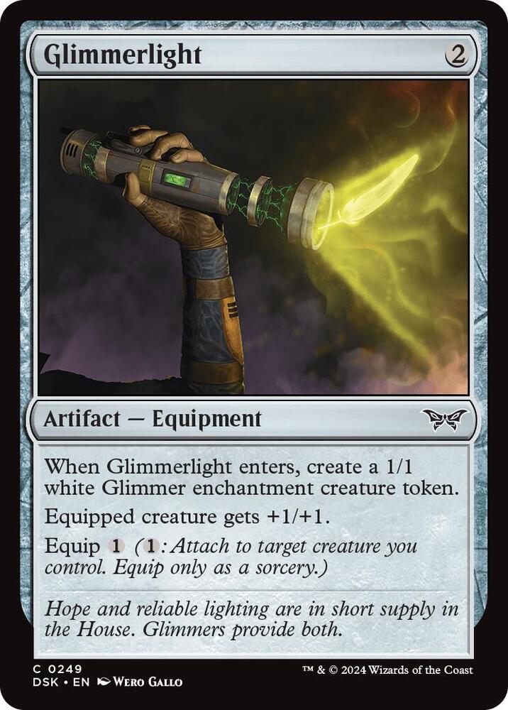 Glimmerlight 249 card from Duskmourn: House of Horror