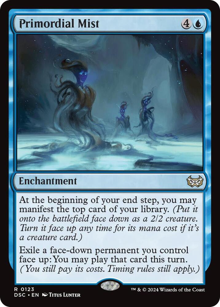 Primordial Mist 123 card from Commander: Duskmourn: House of Horror