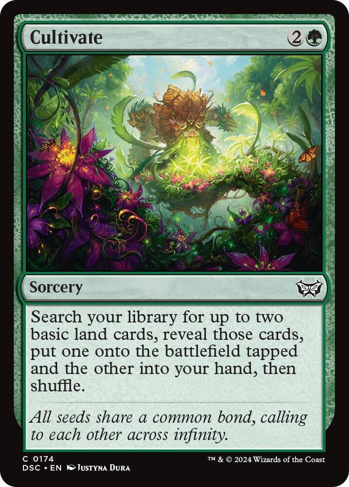 Cultivate 174 card from Commander: Duskmourn: House of Horror