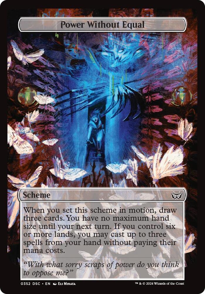 Power Without Equal (Full Art) 352 card from Archenemy: Duskmourn
