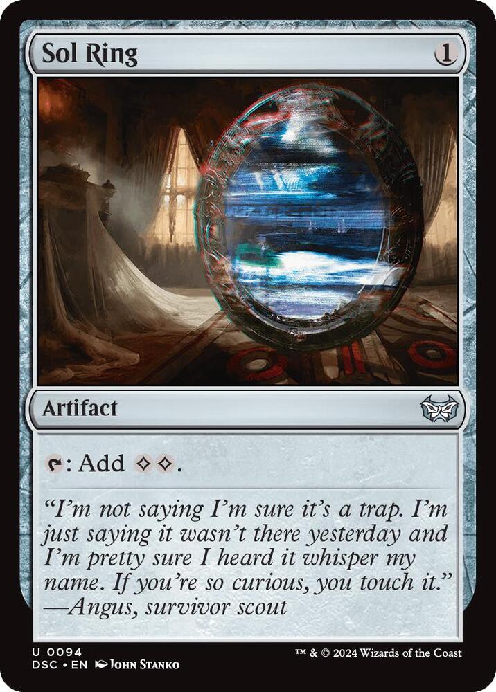 Sol Ring 94 card from Commander: Duskmourn: House of Horror