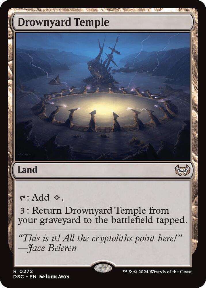 Drownyard Temple 272 card from Commander: Duskmourn: House of Horror