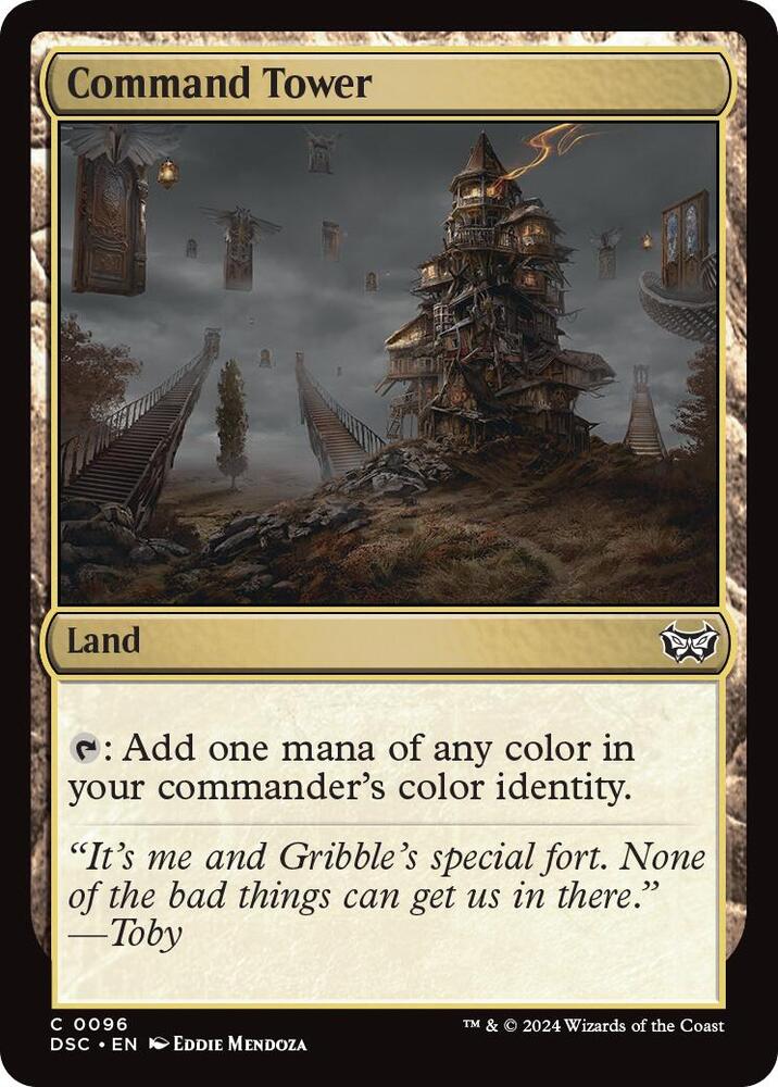Command Tower 96 card from Commander: Duskmourn: House of Horror