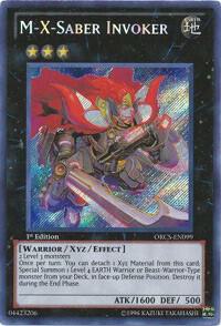M-X-Saber Invoker ORCS-EN099 card from Order of Chaos