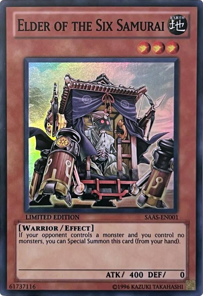 Elder of the Six Samurai SAAS-EN001 card from Samurai Assault