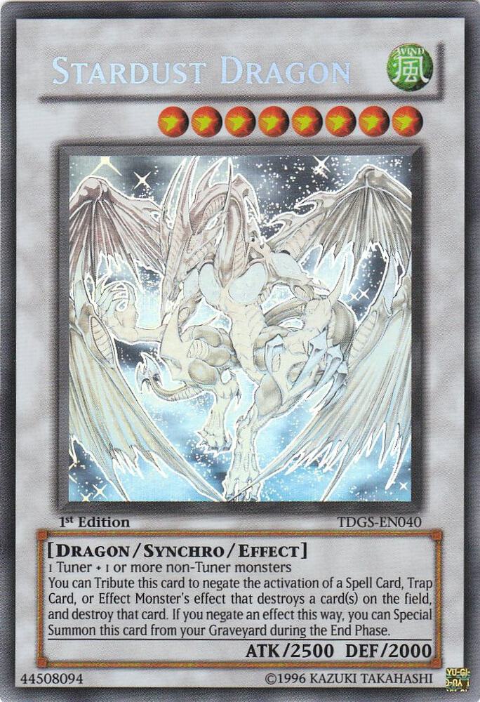 Stardust Dragon (Ghost) TDGS-EN040 card from The Duelist Genesis