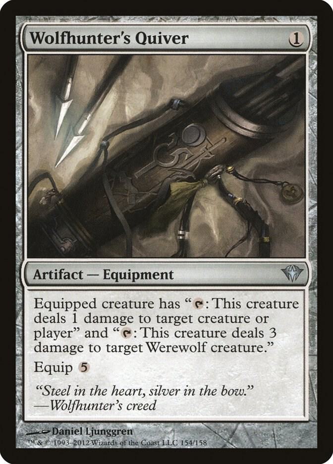 Wolfhunter's Quiver 154 card from Dark Ascension