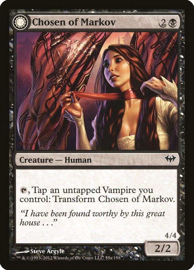 Chosen of Markov 55 card from Dark Ascension