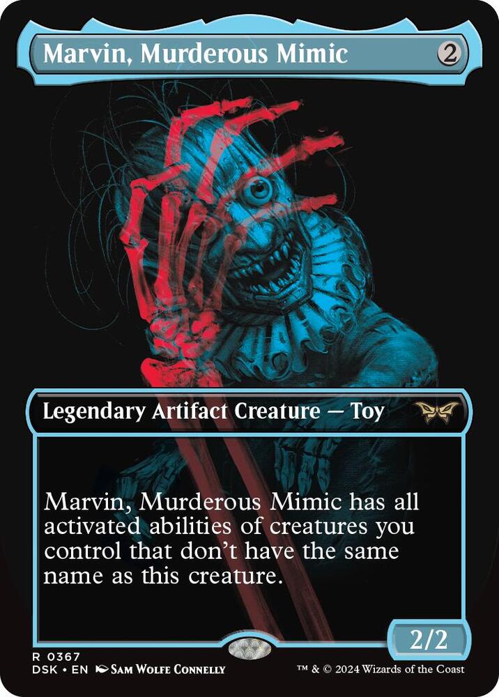 Marvin, Murderous Mimic (Showcase) 367 card from Duskmourn: House of Horror
