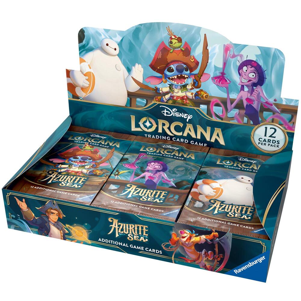 Disney Lorcana: Azurite Sea Booster Box card from Azurite Sea