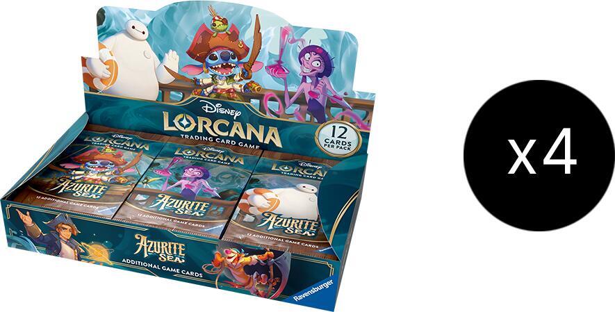 Disney Lorcana: Azurite Sea Booster Box Case card from Azurite Sea